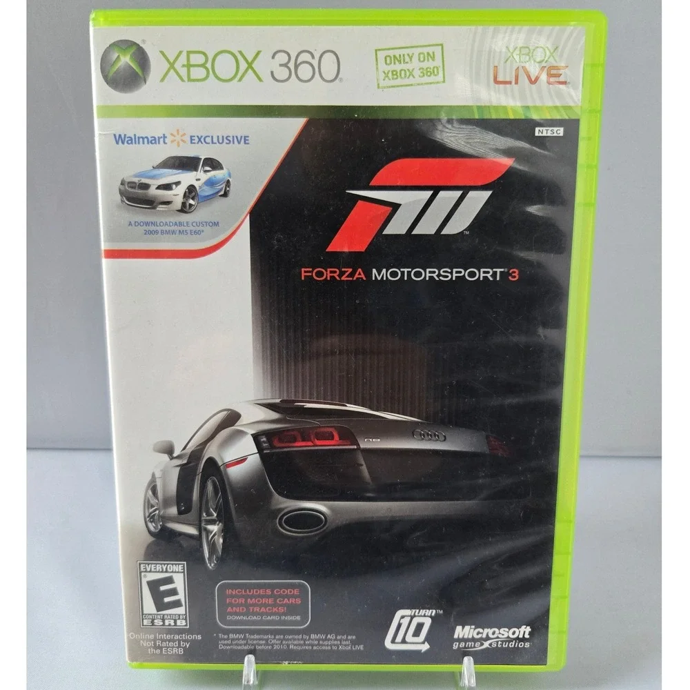 Forza Motorsport 3 Walmart Exclusive - Xbox 360‎ - Case & 2 Discs Tested